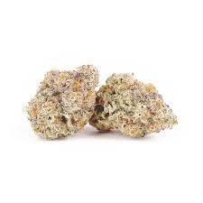 RMAC 1 strain cannabis flower with dense frosty buds and bright green hues